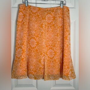 Jaclyn Smith Classic Women’s Floral Skirt Size 14